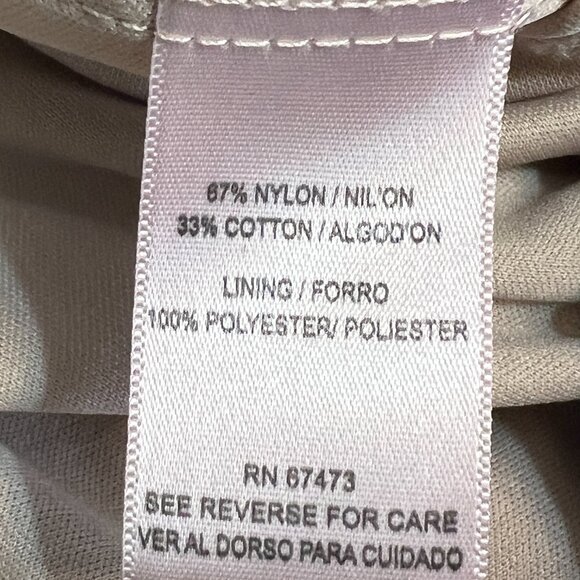 Gabby Skye Purple Lace Sheath Dress Lined 3/4 Sleeve Size 14 Cocktail Party - Picture 7 of 12